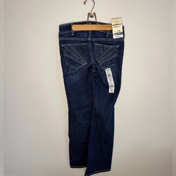 NEW Ariat Women's Dark Blue Flare Leg Jeans | 29R - Picture 5 of 7